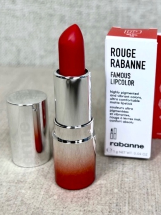 Paco Rabanne Other - ❤️3 for $30❤️ Rabanne Famous Lipcolor Matte Lipstick mini in 636 Red Seal